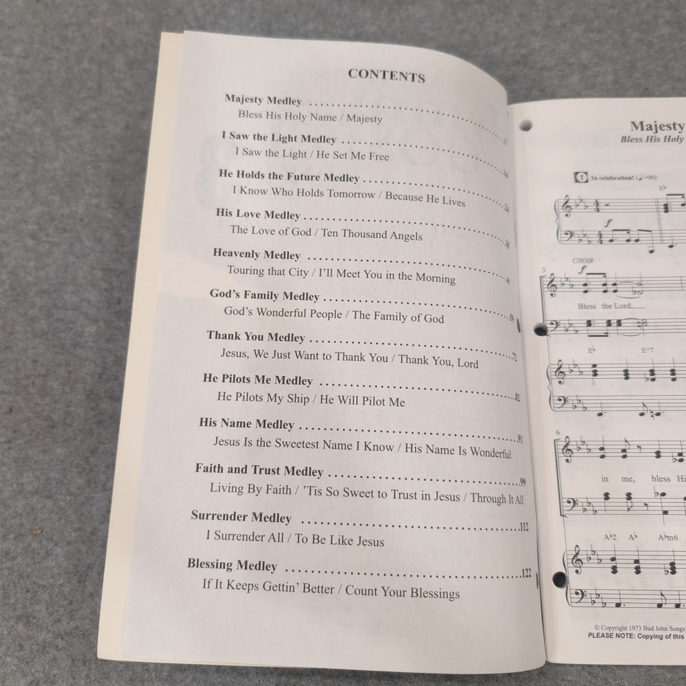 Ready to Sing Hymns‎ and Gospel Songs Vol 3 Russell Mauldin SATB Choral Book - Picture 3 of 3